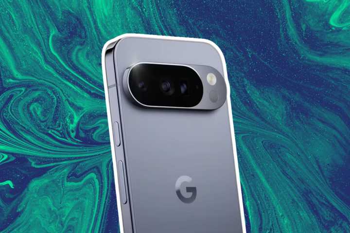 A screenshot of the Pixel 10 on a tie dye background. 