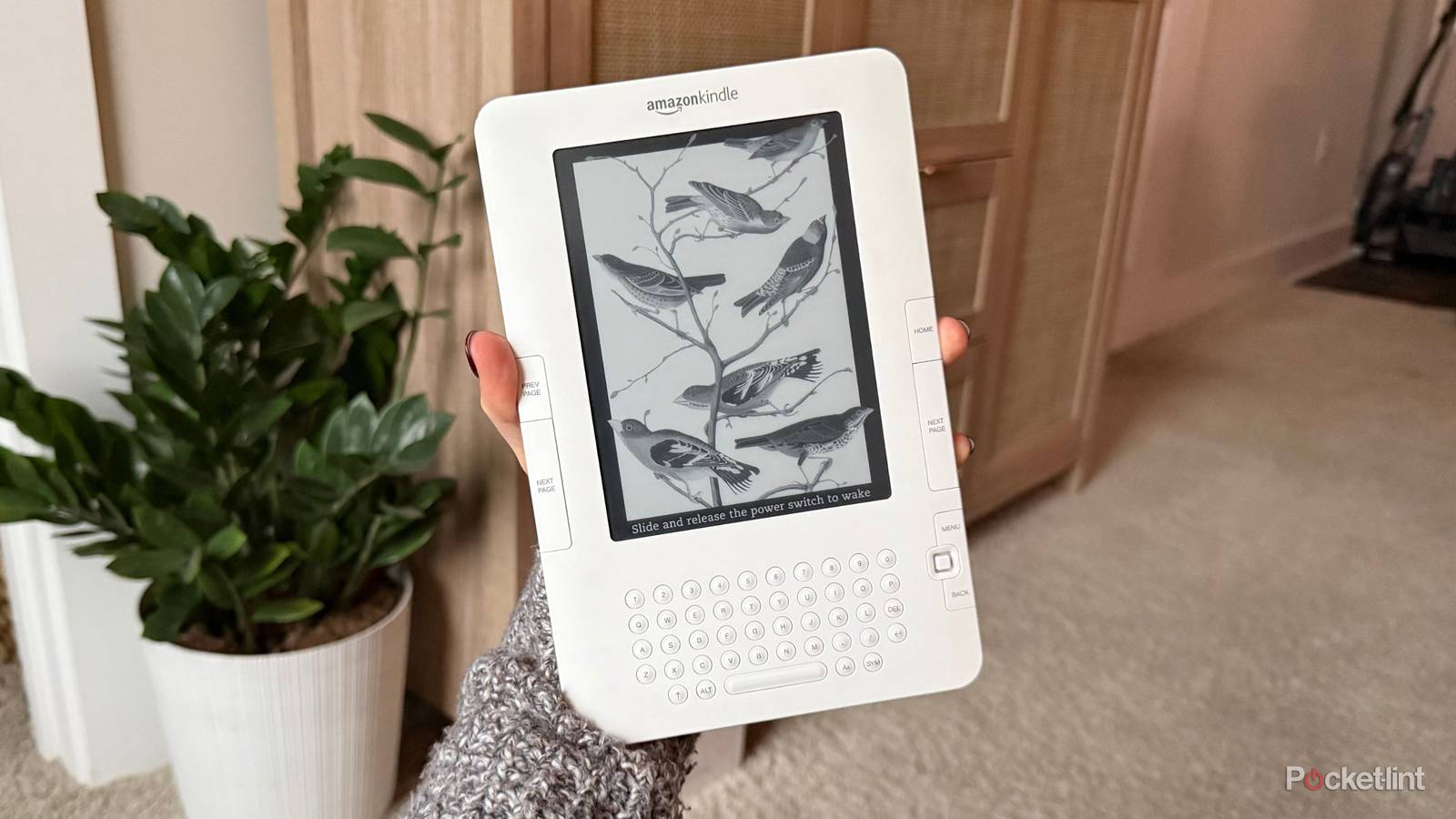 A Kindle from 2009. 