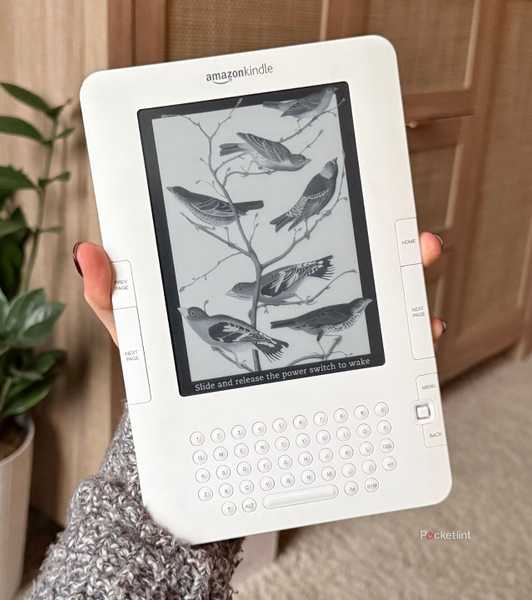 A Kindle from 2009. 
