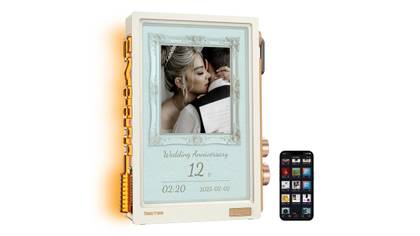 A still photo of the Divoom Times Frame logo. 