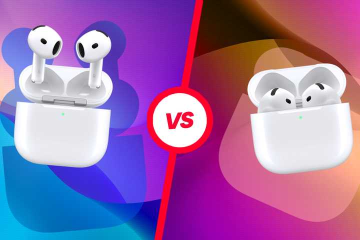 AirPods 4 vs AirPods 4 with ANC. 