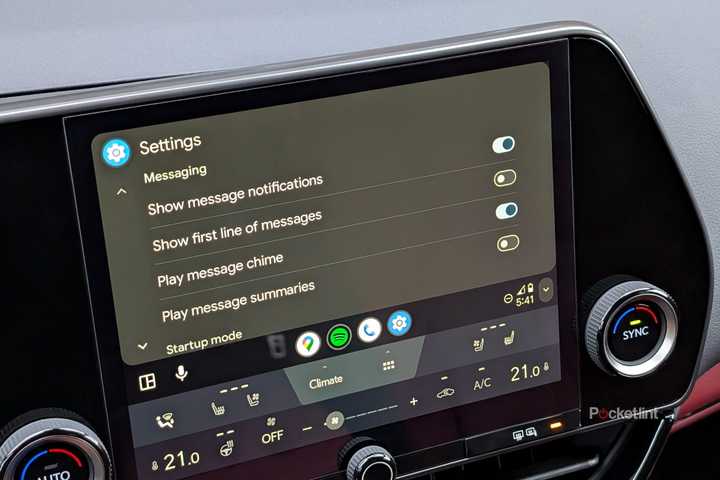 Android Auto Settings