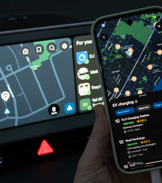 Waze running on Android Auto 