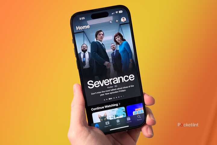 Apple TV app on iPhone 14 Pro.