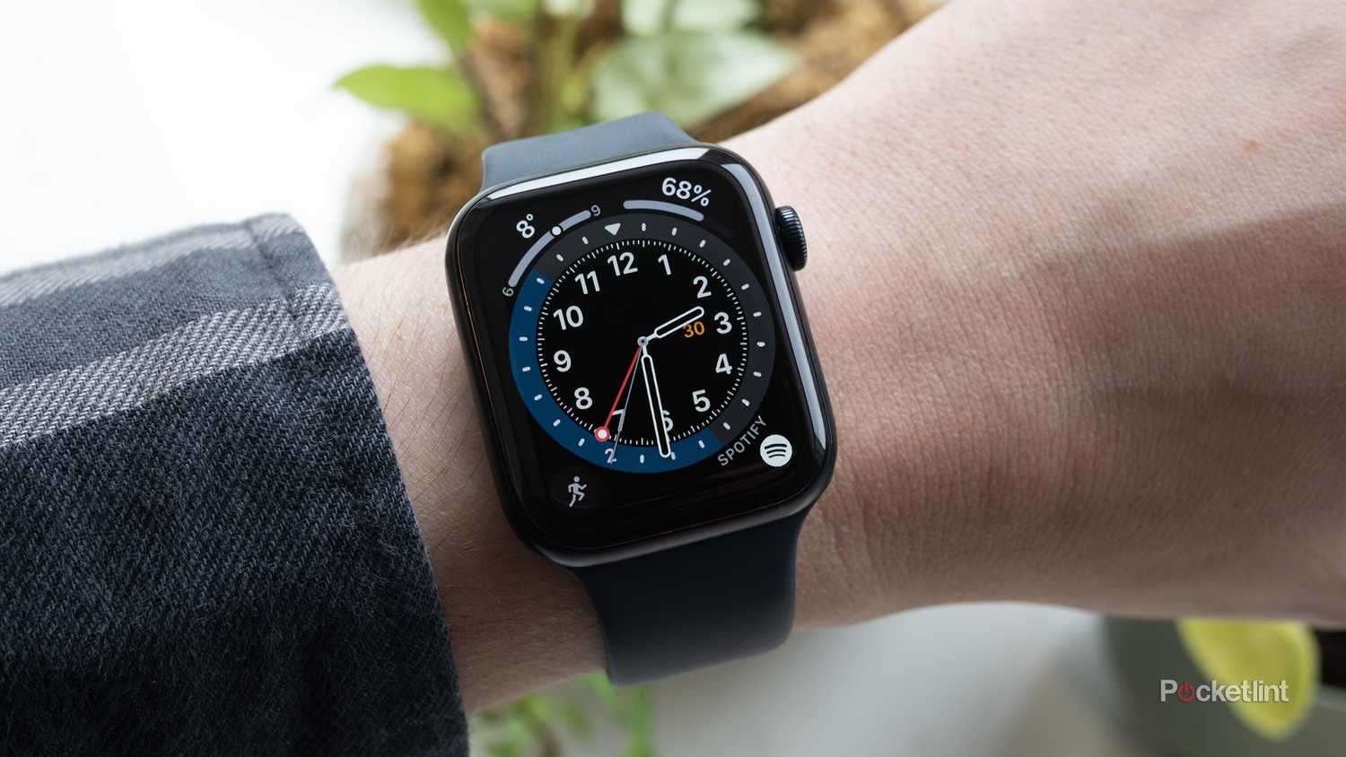 The Apple Watch SE 3 on someone's arm 