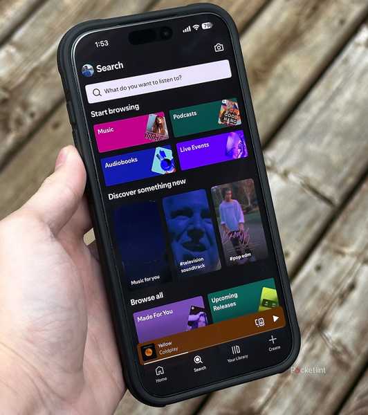Spotify app on iPhone 17 Pro Max.