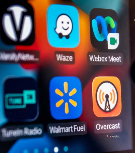 A close of of CarPlay homescreen icons.