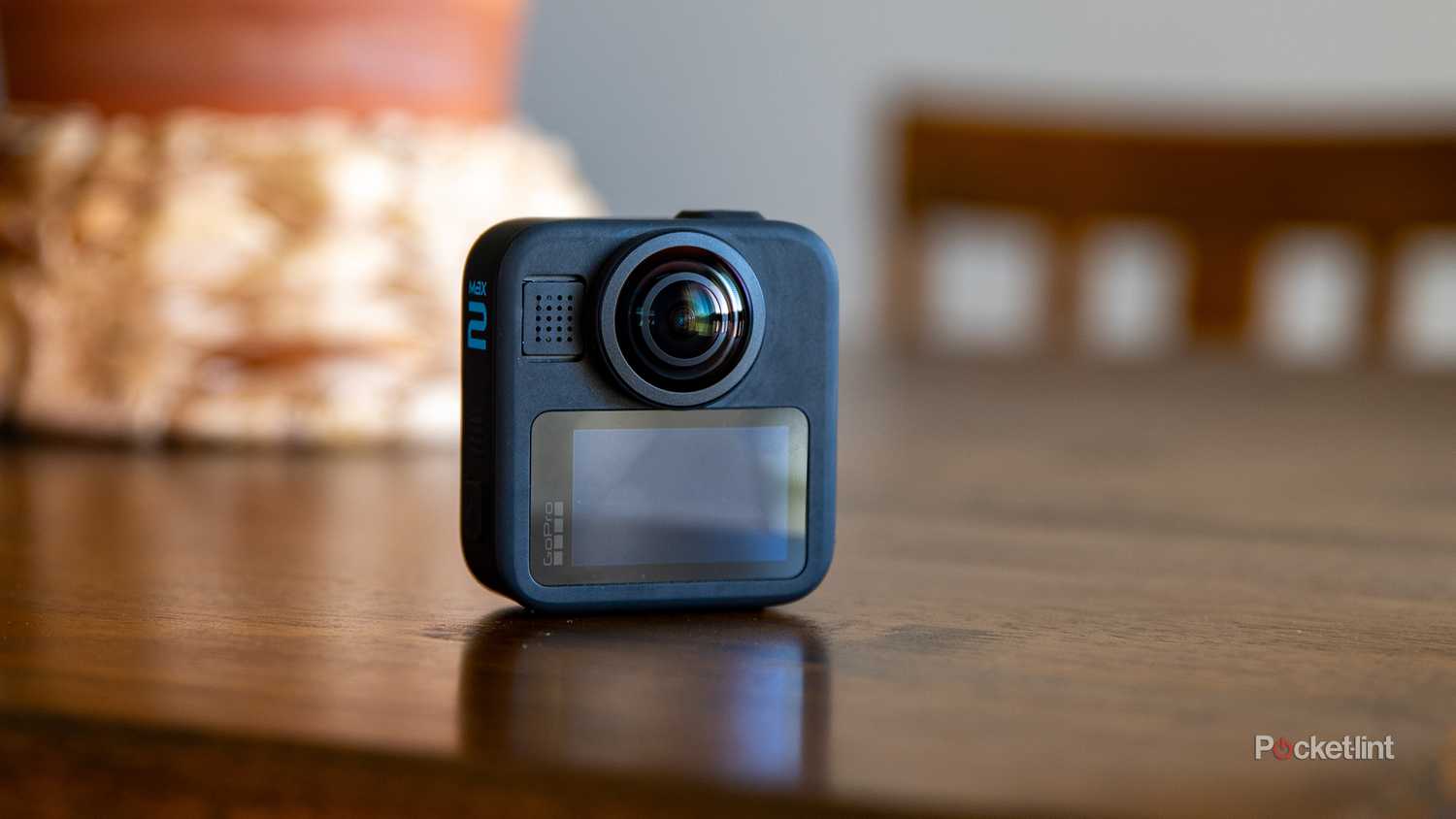 A still photo of the touchscreen side of the GoPro Max 2. 