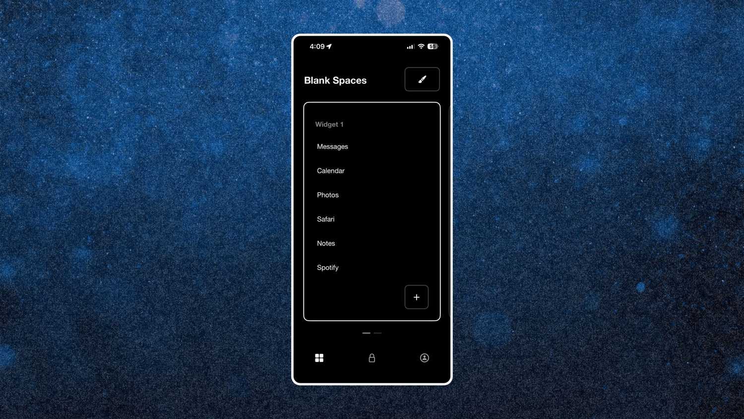 The Blank app widget maker. 