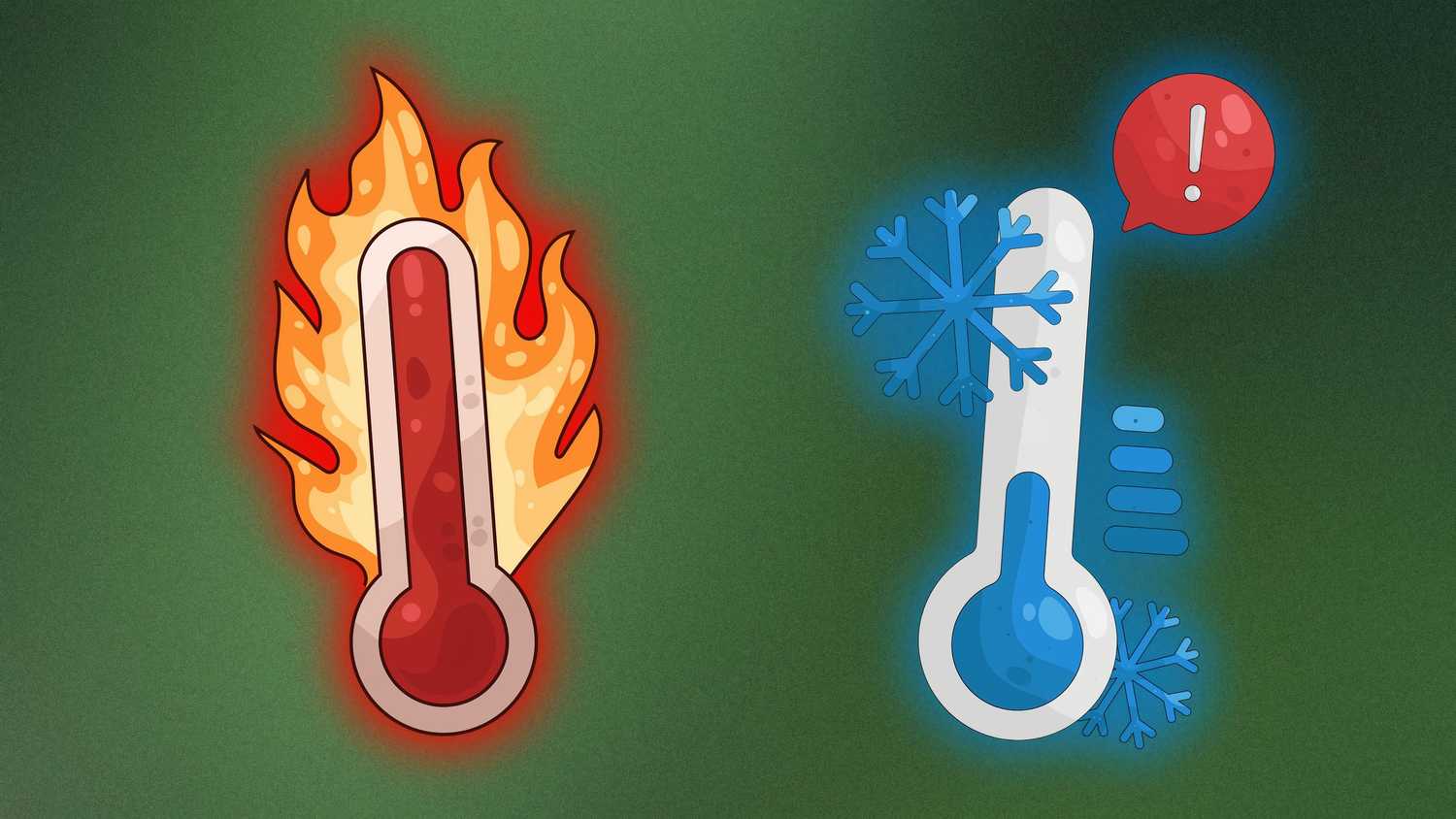 Extreme ambient temperatures graphic