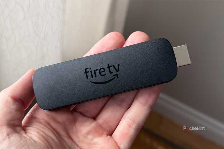 Person holding Fire Stick.