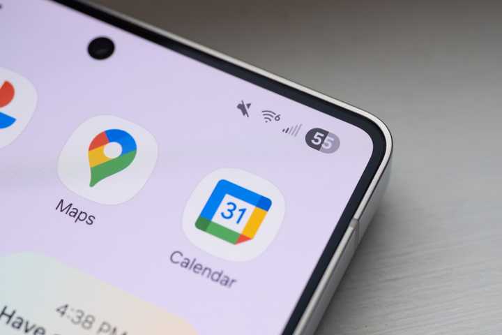 The battery indicator on Samsung's Galaxy S25 Ultra 