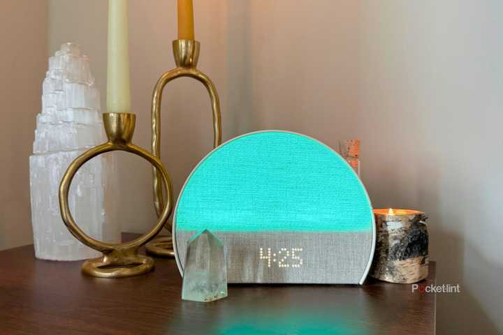 Hatch Restore 3 on Nightstand. 