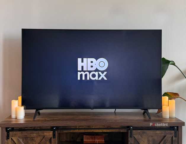 HBO Max on a TV. 