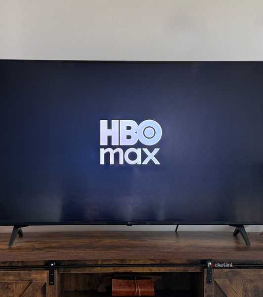 HBO Max on a TV. 