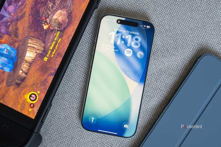 An iPhone 17 Pro with iOS 26.