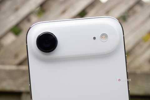 The iPhone Air's rear camera. 