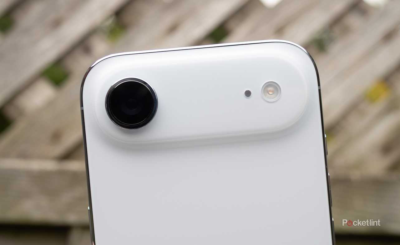 The iPhone Air's rear camera. 