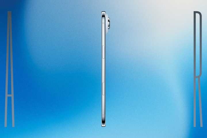 Apple's iPhone Air in a styalized logo