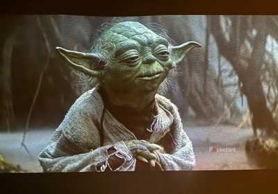 The Empire Strikes Back streaming on LG CineBeam S projector on Disney+