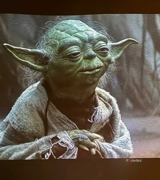 The Empire Strikes Back streaming on LG CineBeam S projector on Disney+