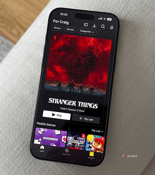 Netflix on an iPhone 17 Pro Max.