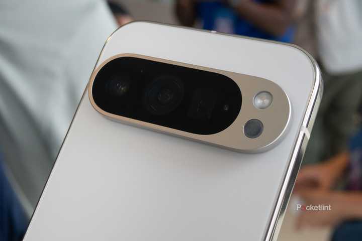 The Pixel 9 Pro's camera bump