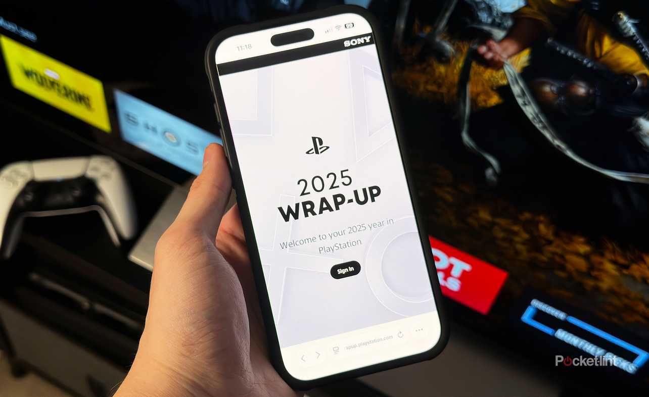 PlayStation 2025 Wrap-Up on iPhone.
