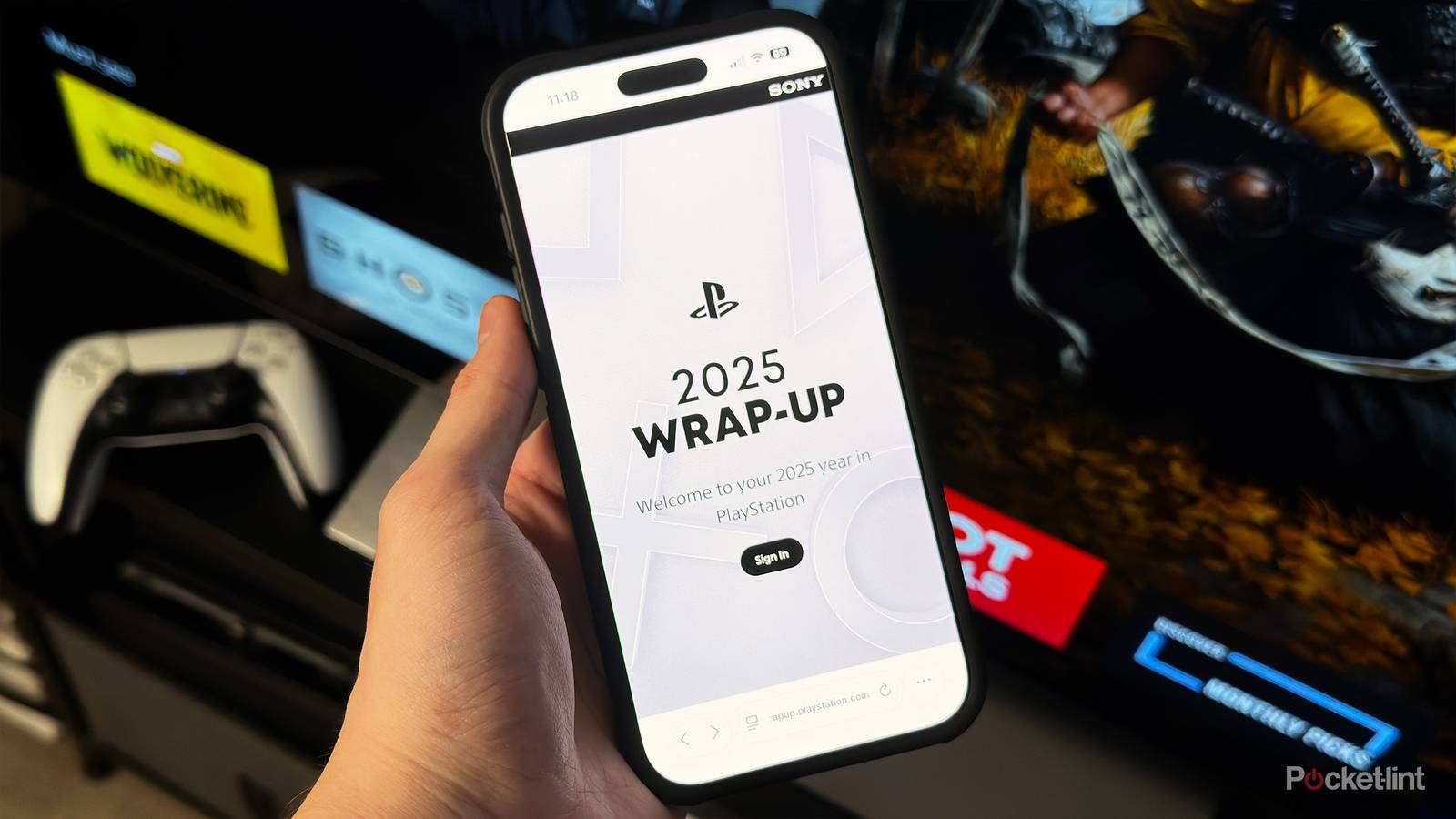 PlayStation 2025 Wrap-Up on iPhone.