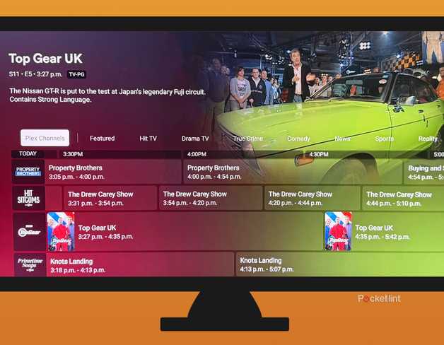 Plex app on Fire TV Stick.