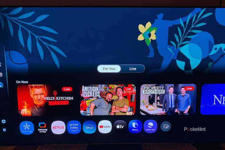 Tizen on Samsung OLED S90F smart TV.