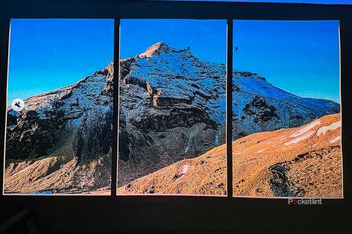 Ambient mountainview display on Samsung Premiere 5 Projector