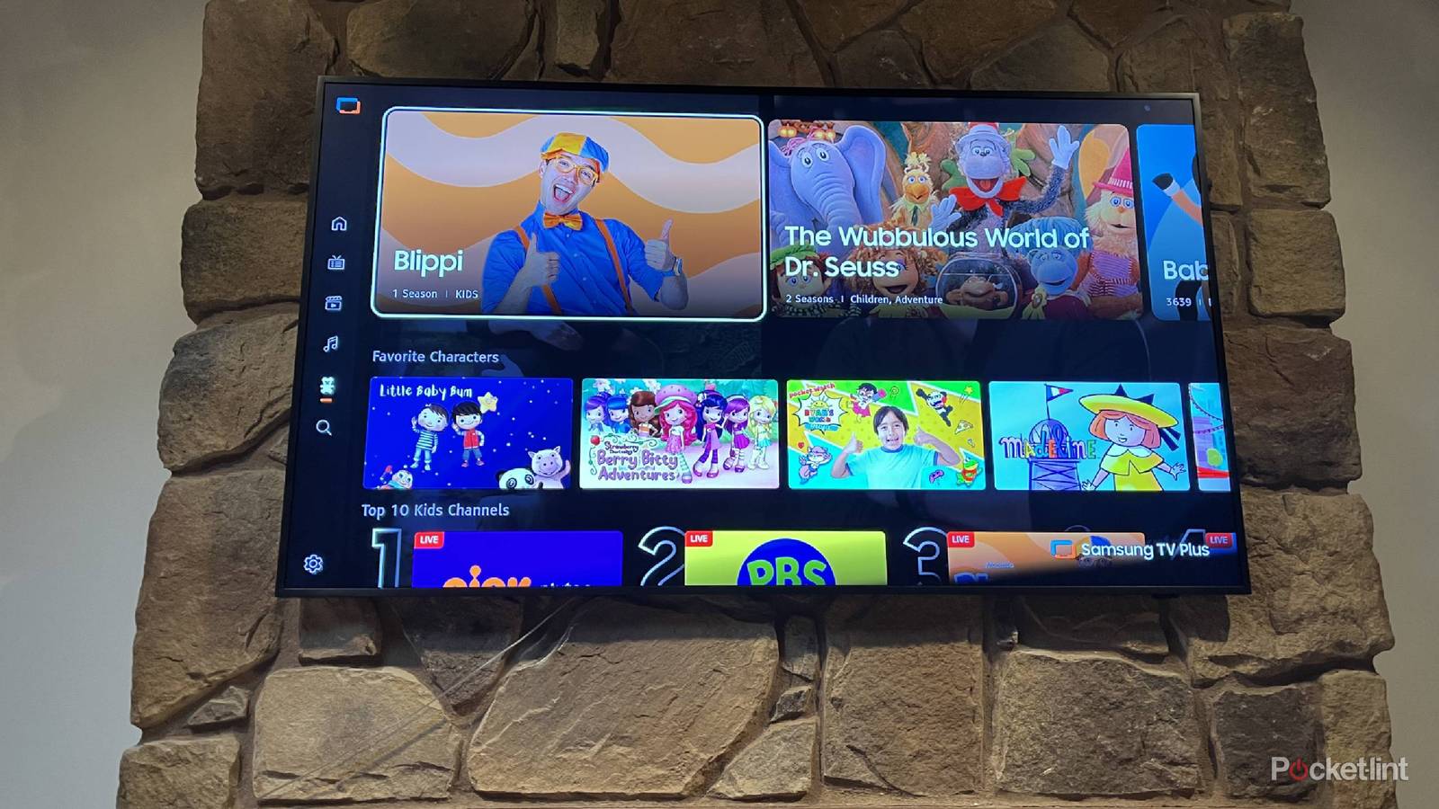 A smart TV with apps.