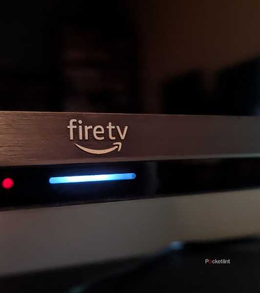 Amazon Fire TV with voice controls.