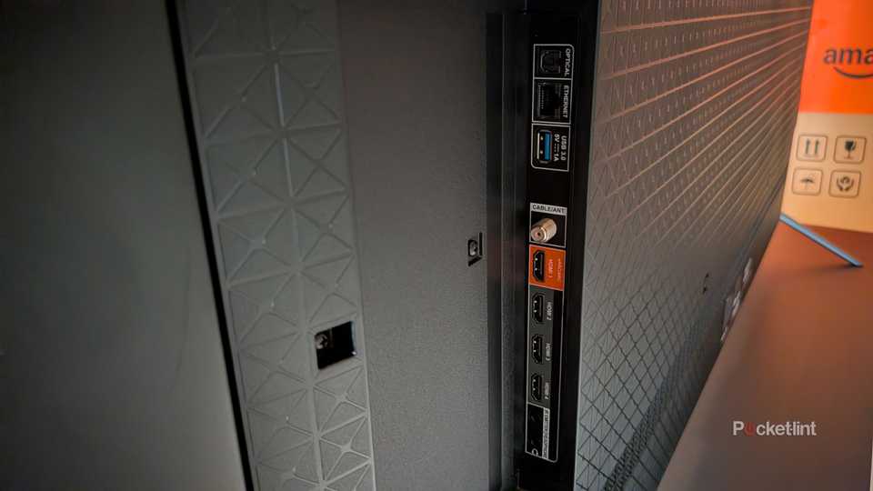 The ports on the Fire TV Omni QLED.