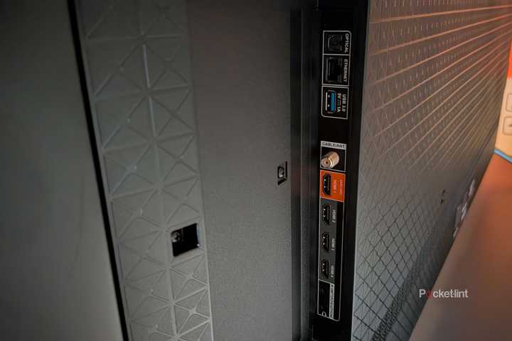 The ports on the Fire TV Omni QLED.