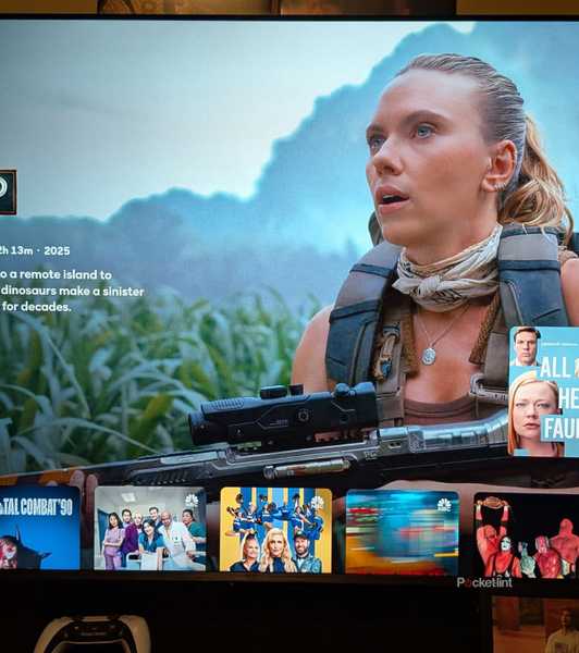 The Peacock app on Amazon Fire TV Omni QLED.