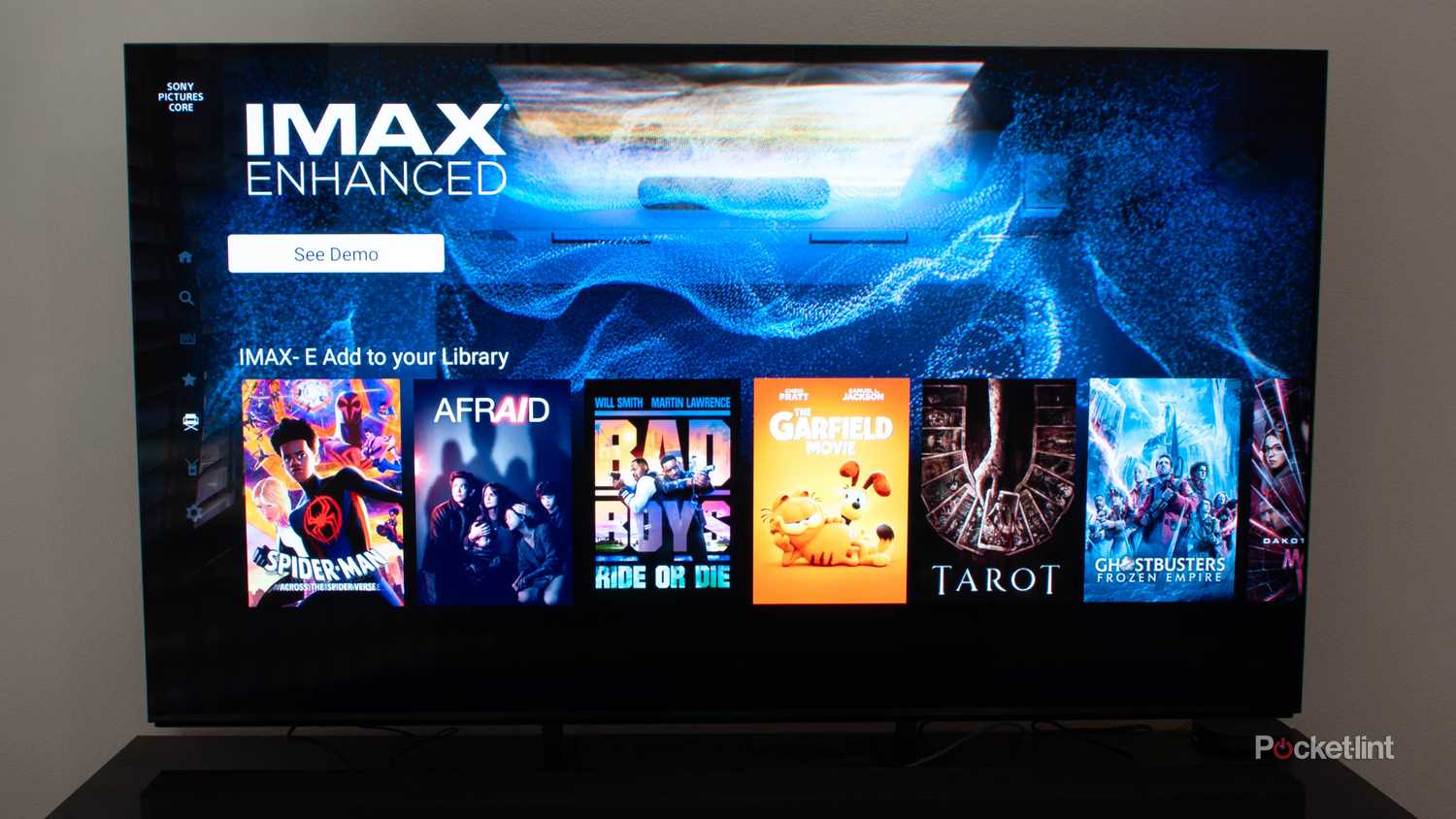 IMAX Enhanced content on a Sony Bravia 9 TV.