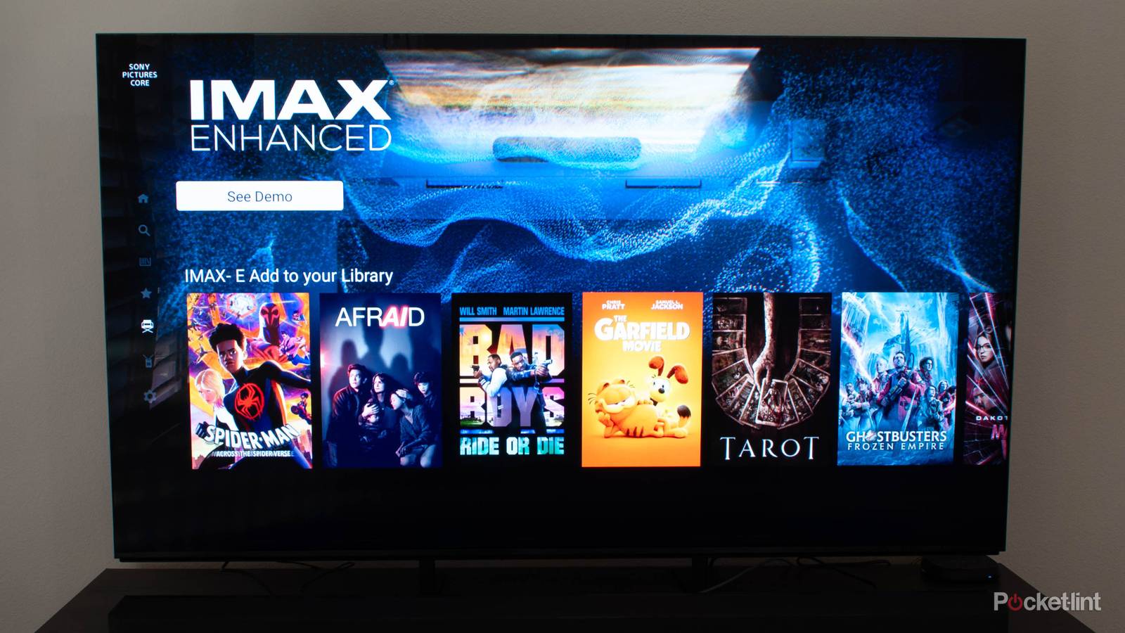 IMAX Enhanced content on a Sony Bravia 9 TV.