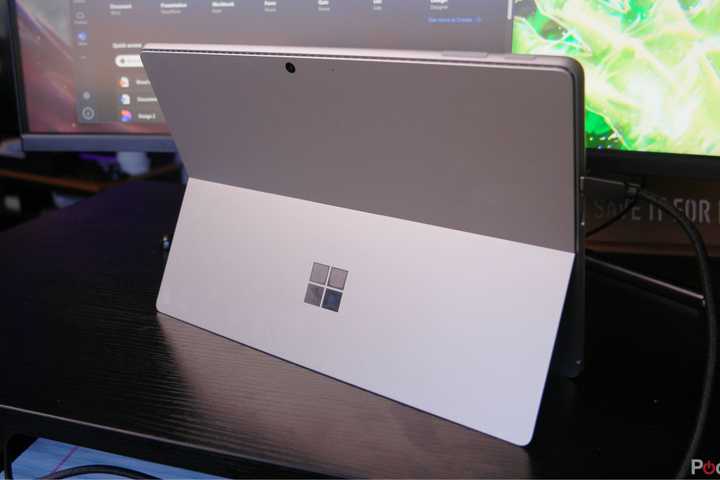 Surface Pro 11 Copilot Plus tablet rear view