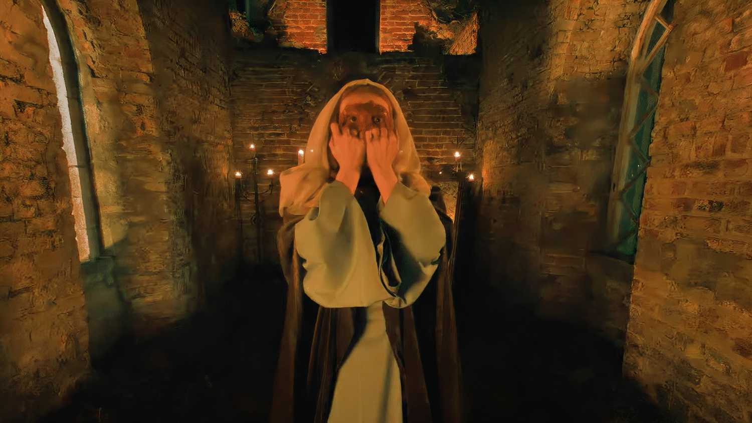 A still from The Faceless Lady on Meta Horizon.