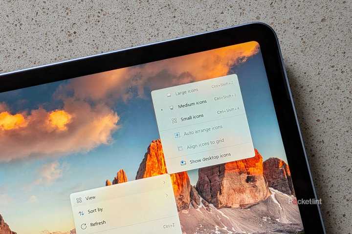 Windows 11 show desktop icons